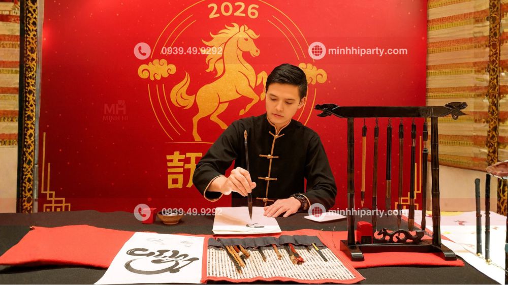 cho thue ong do khai truong dau nam 2026 Ông đồ viết thư pháp khai trương đầu năm 2026 với dịch vụ thu hút khách hàng tiềm năng