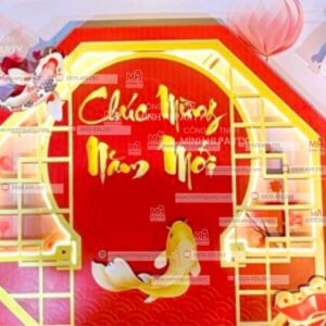 cong tet chuc mung nam moi lam diem nhan trung tam Cổng tết