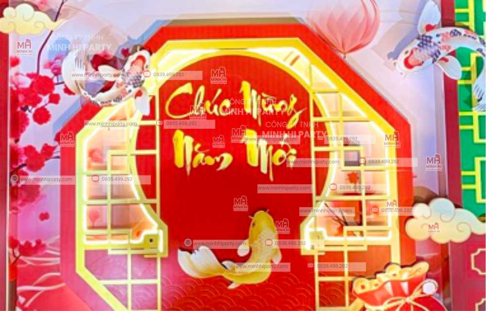 cong tet chuc mung nam moi lam diem nhan trung tam Cổng tết " Chúc mừng năm mới" làm điểm nhấn trung tâm