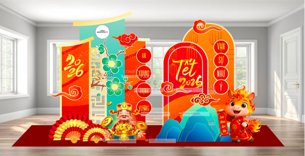 mau thiet ke trang tri tet 2026 gia re moi nhat 2026 Mẫu thiết kế trang trí tết 2026 giá rẻ và là thiết kế mới nhất hiện nay