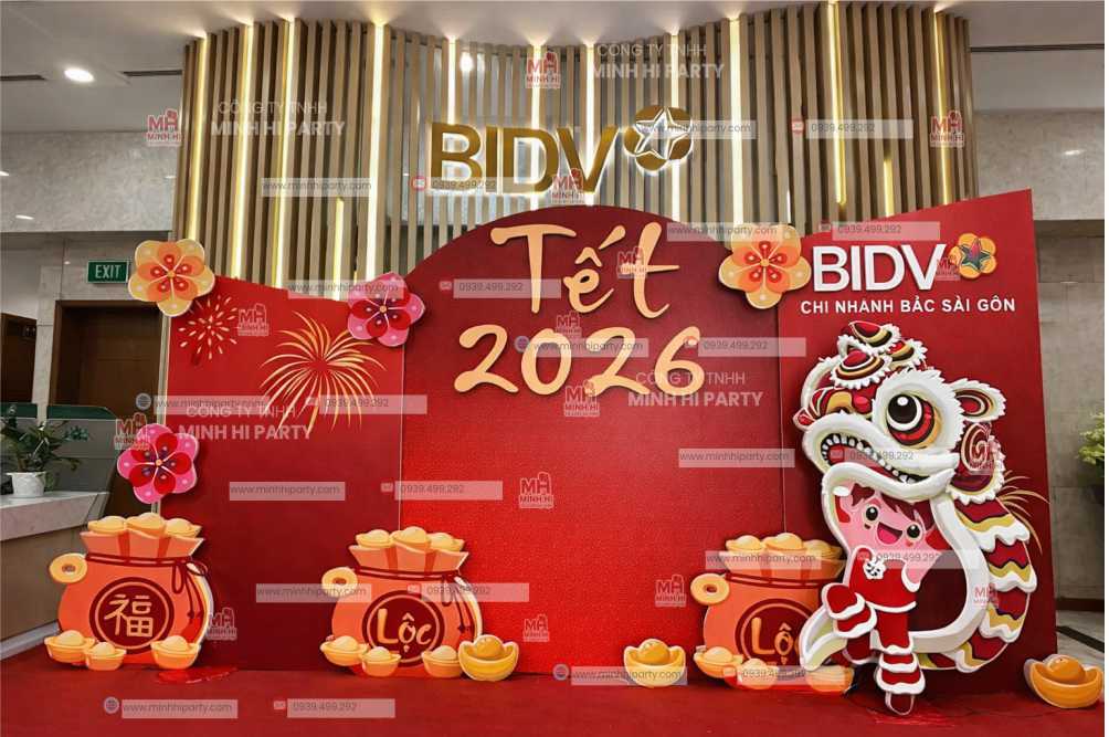 mau trang tri tet 2026 moi nhat tai ngan hang bidv Mẫu trang trí tết 2026 mới nhất tại ngân hàng BIDV