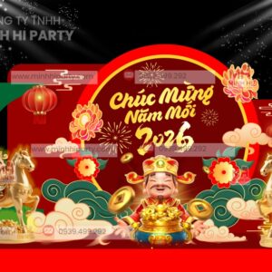 minhhi trang tri tet chuc mung nam moi 2026 Trang trí tết chúc mừng năm mới 2026 - Minh Hi Party với thiết kế. hiện đại nổi bật