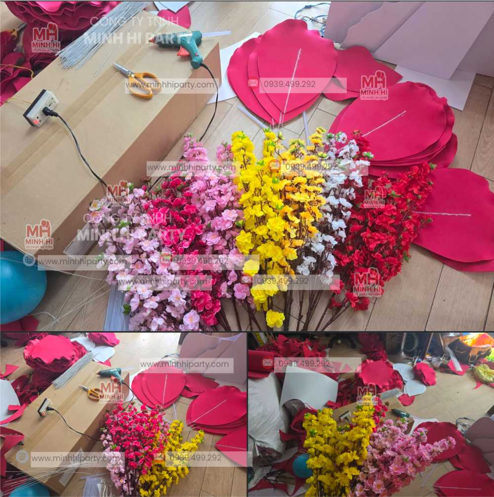 phu kien handmade tet tu lam Tận dụng các phụ kiện trang trí tết tự làm