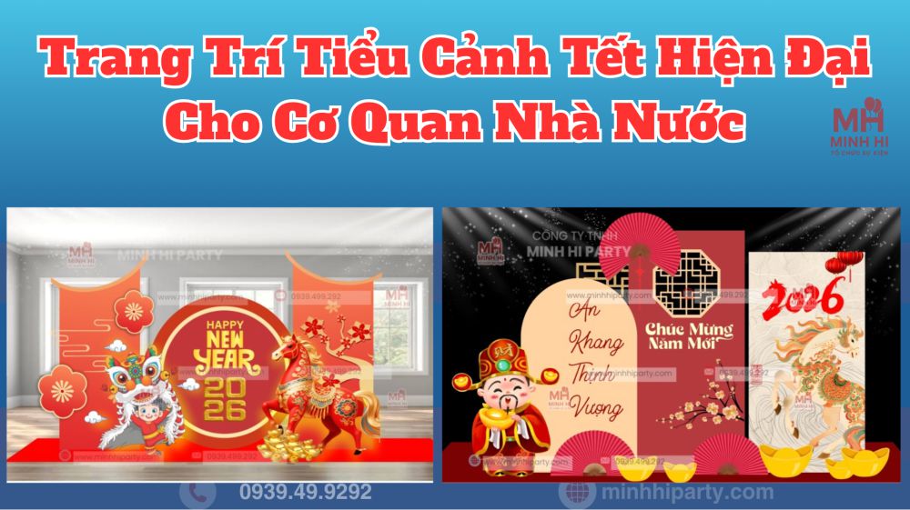 thiet ke trang tri tet 2026 co quan nha nuoc hien dai Thiết kế trang trí tết 2026 cho cơ quan nhà nước phong cách hiện đại