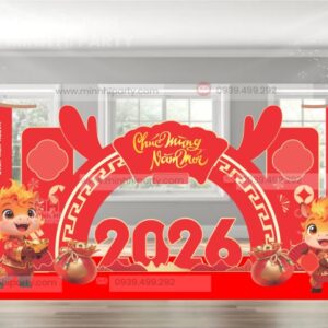 thiet ke trang tri tet 2026 hien dai 2 Thiết kế trang trí Tết 2026 phù hợp cho resort + khu du lịch