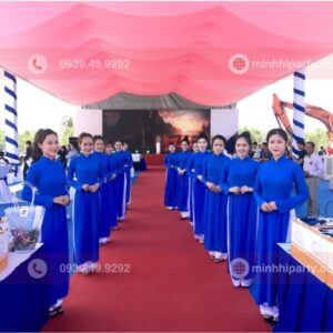Thuê PG tết 2026 tại Minh Hi Party với trang phục áo dài truyền thống