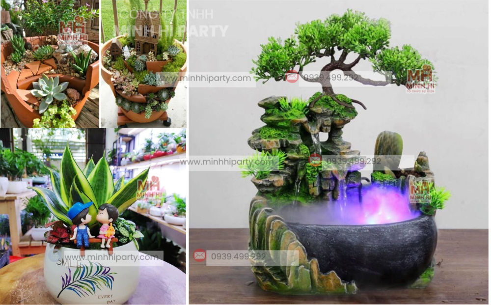 Tiểu cảnh mini để bàn