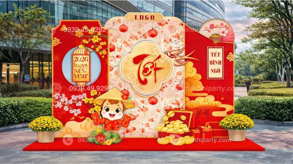 trang tri tet 2026 cho co quan nha nuoc doanh nghiep tron goi Dịch vụ trang trí Tết 2026 cho cơ quan nhà Nước - doanh nghiệp trọn gói từ thiết kế đến thi công tại TPHCM