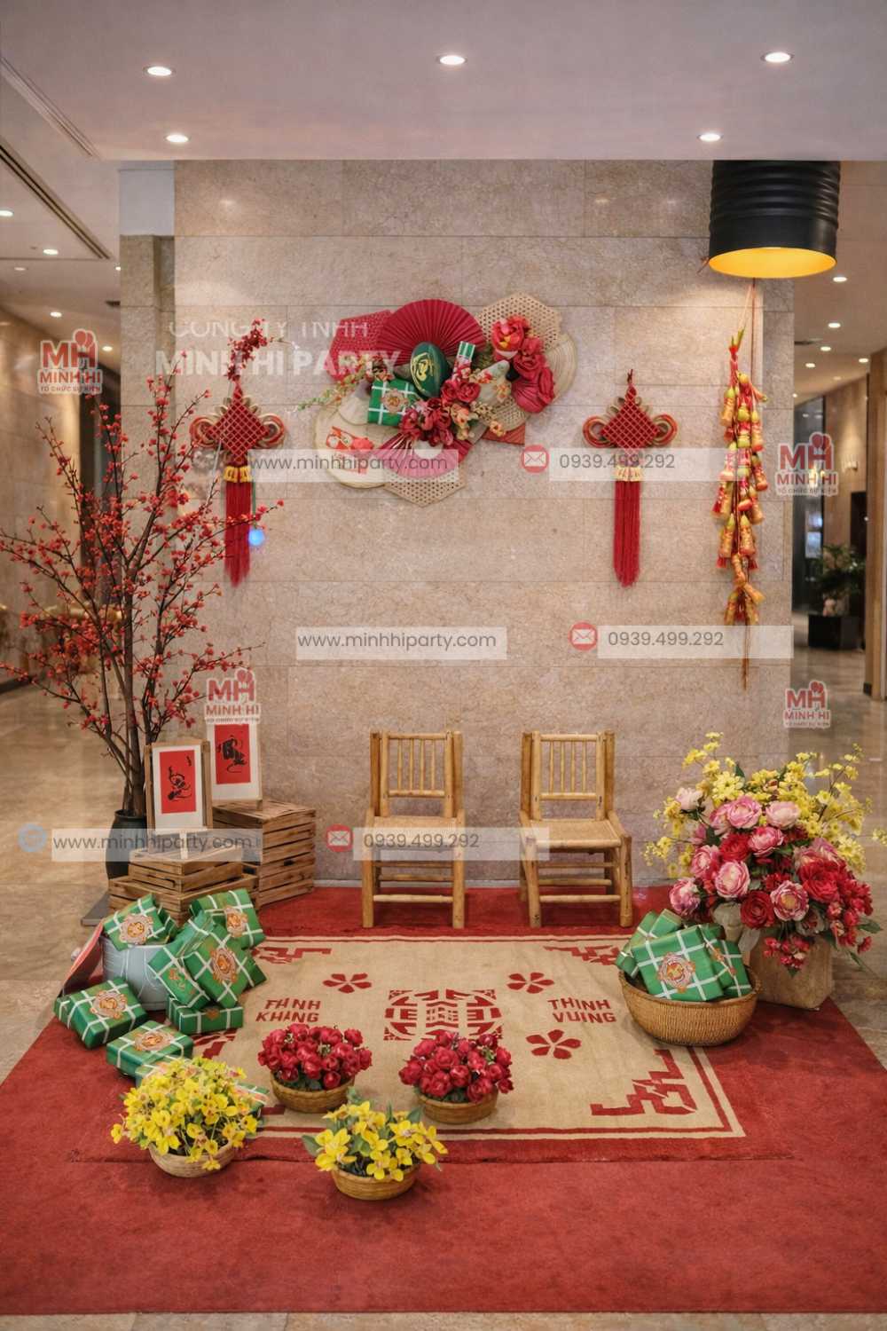 &Yacute; tưởng trang tr&iacute; tết h&ocirc; biến kh&ocirc;ng gian trở n&ecirc;n sống động hơn