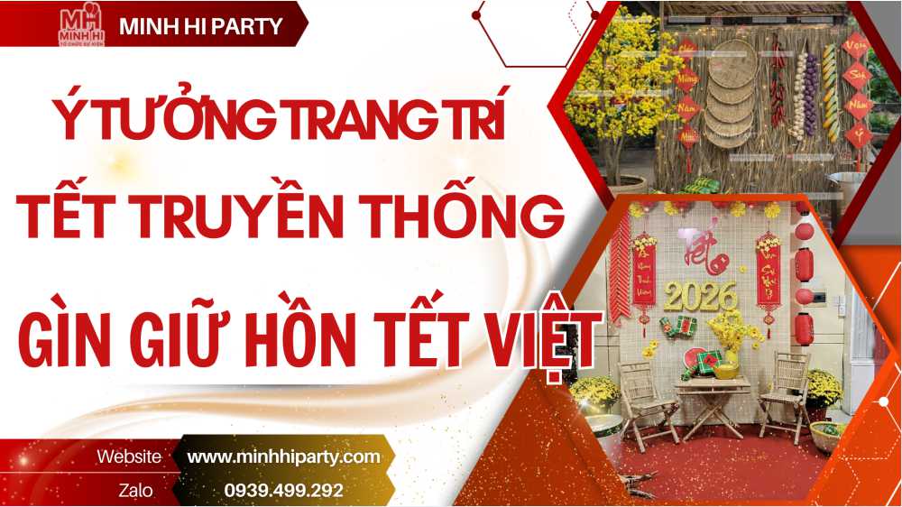 y tuong trang tri tet truyen thong gin giu hon tet viet Ý tưởng trang trí tết 2026 phong cách truyền thóng gìn giữ hồn tết Việt