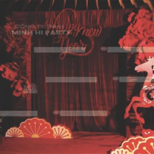 Trang trí tết 2026 cho không gián quán cafe