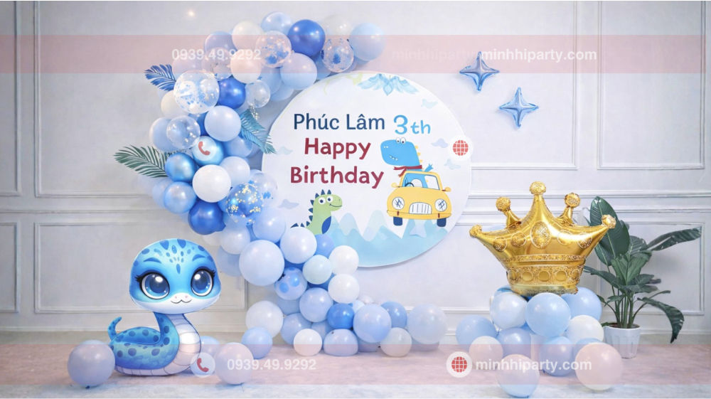 set trang tri thoi be trai tuoi ran phong cach toi gian hien dai Decor thôi nôi bé trai tuổi rắn với set trang trí mang phong cách tối giản hiện đại