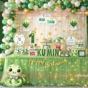 set trang tri thoi noi be trai tuoi ran minh thanh Set Trang trí thôi nôi cho bé trai chủ đề tuổi rắn cho bé Minh Thanh
