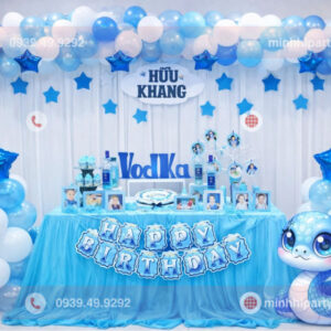 set trang tri thoi noi be trai tuoi ran phong cach sang trong cao cap Set trang trí thôi nôi bé trai tuổi Rắn phong cách sang trọng cao cấp