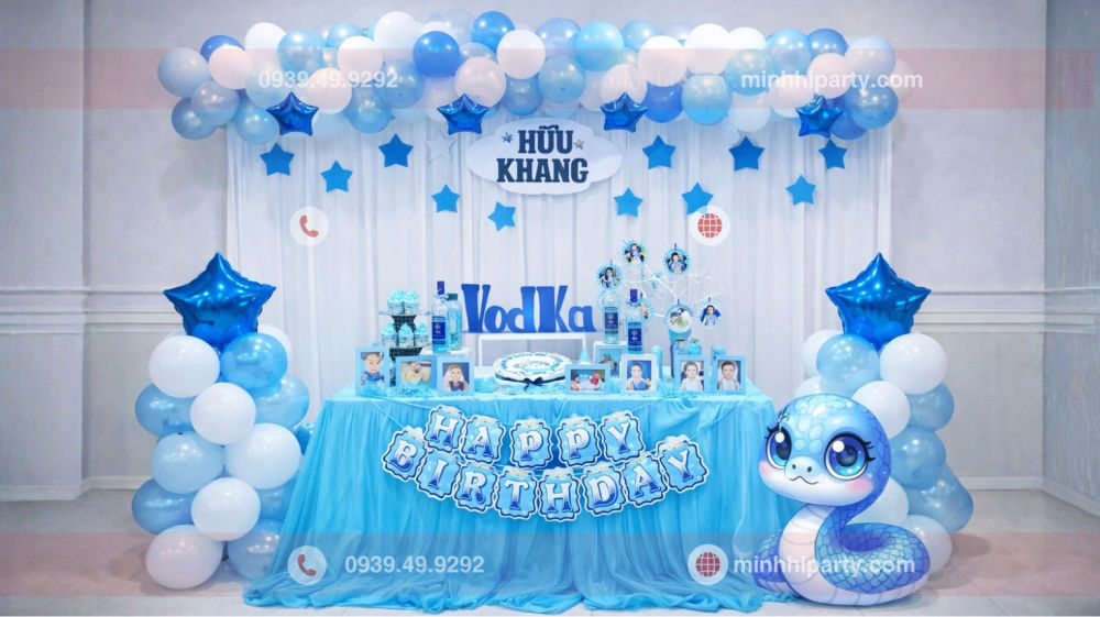 set trang tri thoi noi be trai tuoi ran phong cach sang trong cao cap Set trang trí thôi nôi bé trai tuổi Rắn phong cách sang trọng cao cấp