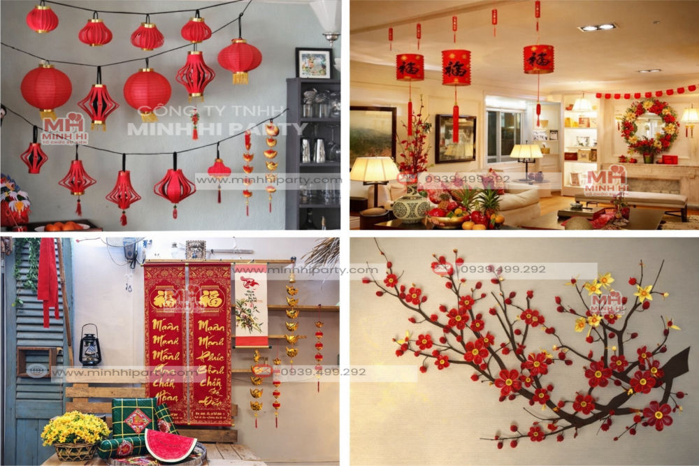 Trang trí tết tại nhà