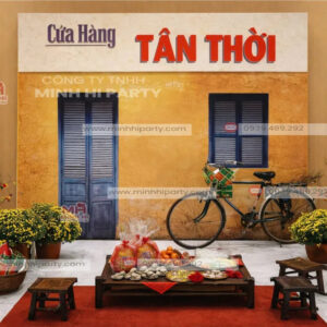 Mẫu trang trí tết Miền Bắc đẹp