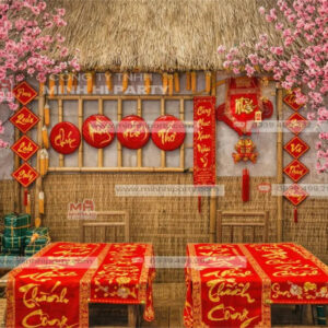 Trang trí Tết cổ truyền với cây đào