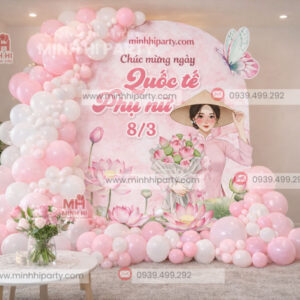 Trang trí 8/3 tại nhà lãng mạn 2026