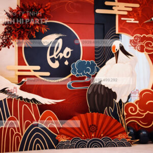 Concept trang trí mừng thọ sang trọng