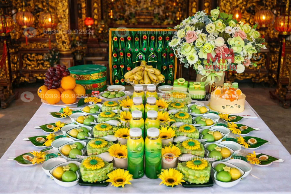 Các món lễ vật quan trọng trong mâm cúng thôi nôi cho bé trai