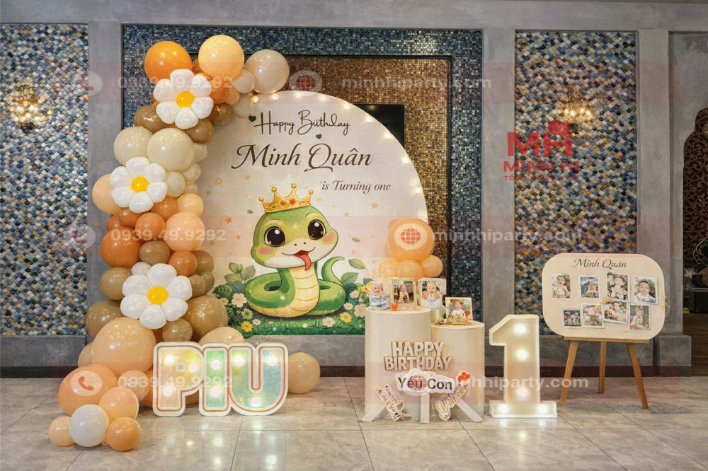 decor thoi noi be trai minh quan tuoi ty concept phim hoat hinh Decor thôi nôi bé trai Minh Quân tuổi Tỵ concept phim hoạt hình