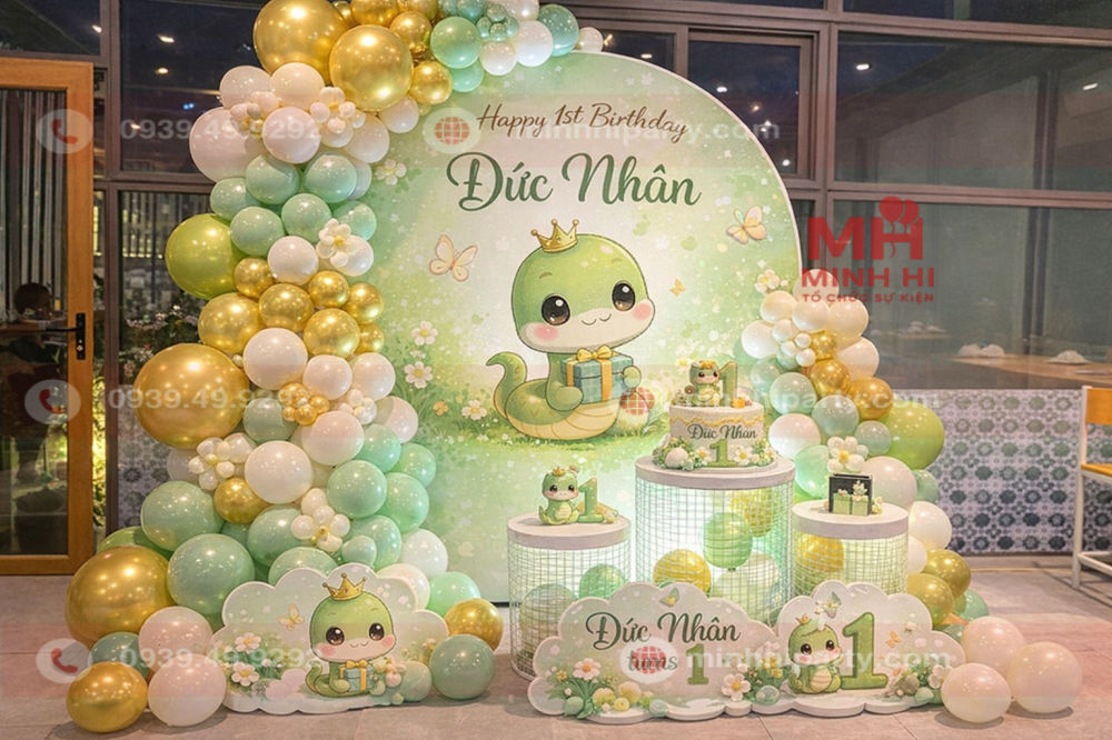 Decor thôi nôi cho bé tuổi rắn theo diện tích nhỏ