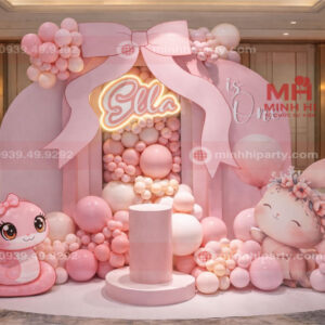 Decor thôi nôi cho bé ella theo phong cách Hàn Quốc