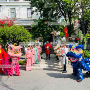 dịch vụ múa lân đám cưới tại Minh Hi Party
