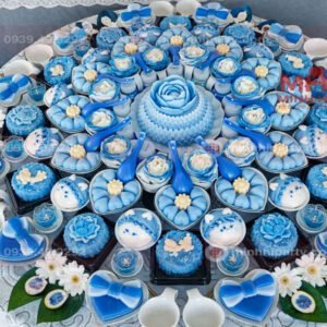 trang tri mam cung thoi noi be trai tuoi ran theo tone mau Trang trí mâm cúng thôi nôi bé trai tuổi rắn theo tone màu yêu cầu