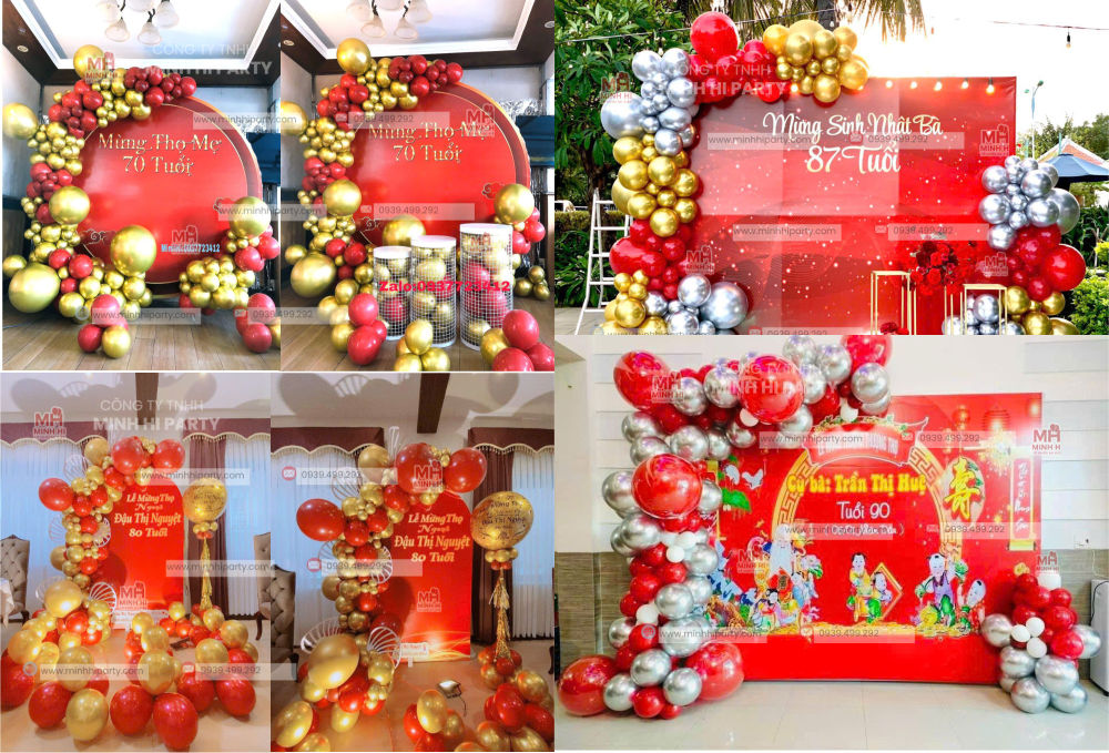 Thiết kế tối giản trong trang trí mừng thọ tại nhà