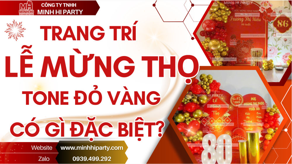 Trang tri mung tho tone do vang co gi dac biet trong xu huong trang tri mung tho 2026 Trang trí mừng thọ tone đỏ vàng có gì đặc biệt trong xu hướng trang trí mừng thọ 2026