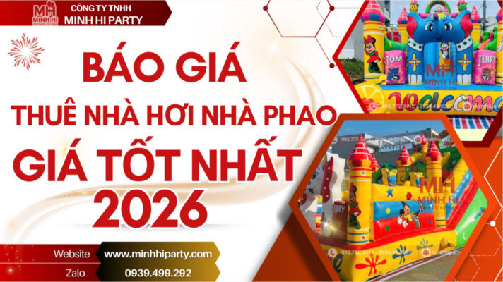 báo giá cho thuê nhà hơi nhà phao giá tốt nhất 2026