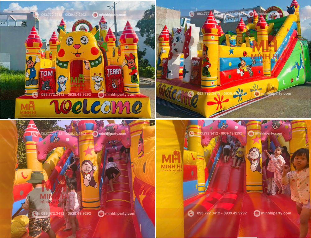 Dịch vụ cho thuê nhà hơi nhà phao giá tốt nhất thị trường tại Minh Hi Party