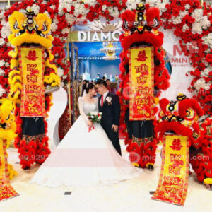 Trải nghiệm dịch vụ múa lân đám cưới tại minh hi party với các màn biễu diễn chuyên nghiệp và mới nhất hiện nay