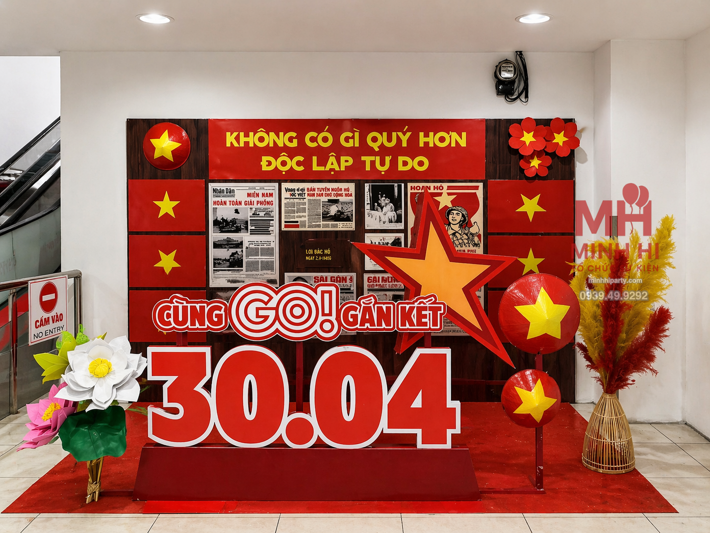 2 Thiết kế booth checkin 30/4