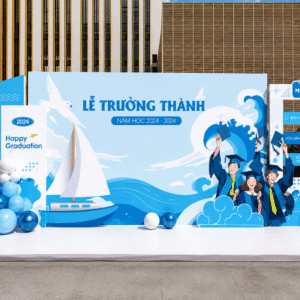 Mẫu trang trí lễ trưởng thành