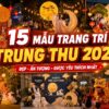 15 mẫu trang trí trung thu 2026 đẹp ấn tượng tại Minh Hi Party