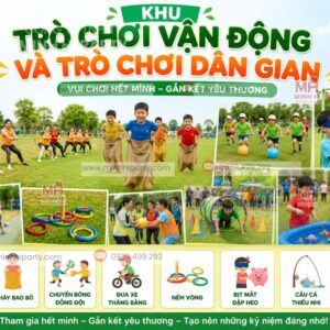 Khu vực tổ chức trò chơi vận động trò chơi dân gian