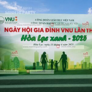 Mẫu trang trí familyday chủ đề công đoàn