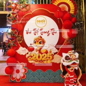 Mẫu trang trí trung thu đơn giản tiết kiệm