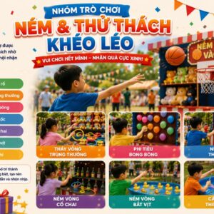 Nhom tro choi hoi cho duoc yeu thich nhat tai Minh Hi Party Nhóm trò chơi hội chợ được yêu thích nhất tại Minh Hi Party
