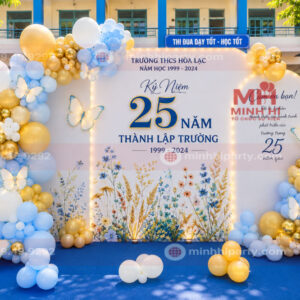 trang tri ki niem ngay thanh lap 25 nam ki niem ngay thanh lap truong led hien dai Trang trí kỉ niệm ngày thành lập 25 năm với thiết kế LED hiện đại