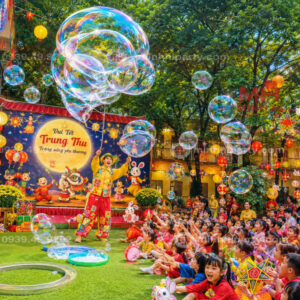 bieu dien trung bubble cho su kien trung thu chu de vui tet trung thu Biễu diễn Bubble cho sự kiện trung thu chủ đề vui tết trung thu