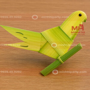 con chim la dua cho su kien trung thu Mẫu con chim xếp bằng lá dừa cho sự kiện trung thu
