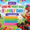 Dịch vụ cho thuê chú hề hoạt náo cho cho sự kiện Family Day do Sự Kiện Minh Hi cung cấp