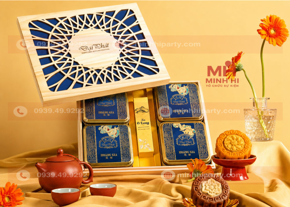 mam co trung thu 2026 cao cap Trang trí mâm cỗ trung thu cho doanh nghiệp 2026 với bày trí và vật phẩm cao cấp