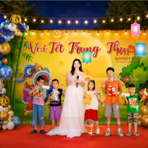 MC chị hằng dẫn chương trình cho trung thu chủ đề vui tết trung thu
