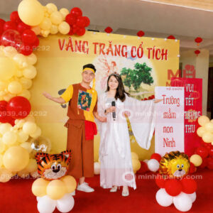 MC trung thu hoá trang chú cuội - chị hằng tại sự kiện ''Vầng Trăng Cổ Tích'