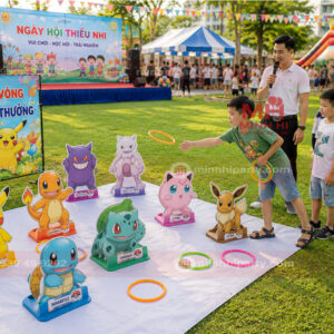 Săn Pokemon tại chương trình thiếu nhi cho sự kiện ''ngày hội thiếu nhi 'của trường hoc